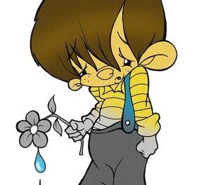 niño enamorado triste