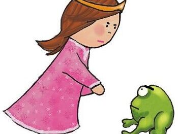 rana y princesa