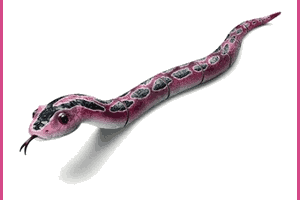 serpiente culebra de color morado