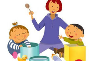 imagenes de ninos jugando con su mamá para imprimir