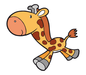 Jirafa corriendo