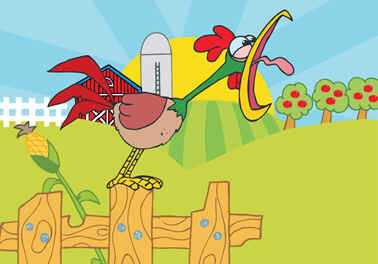 El asno, el gallo y el león 3